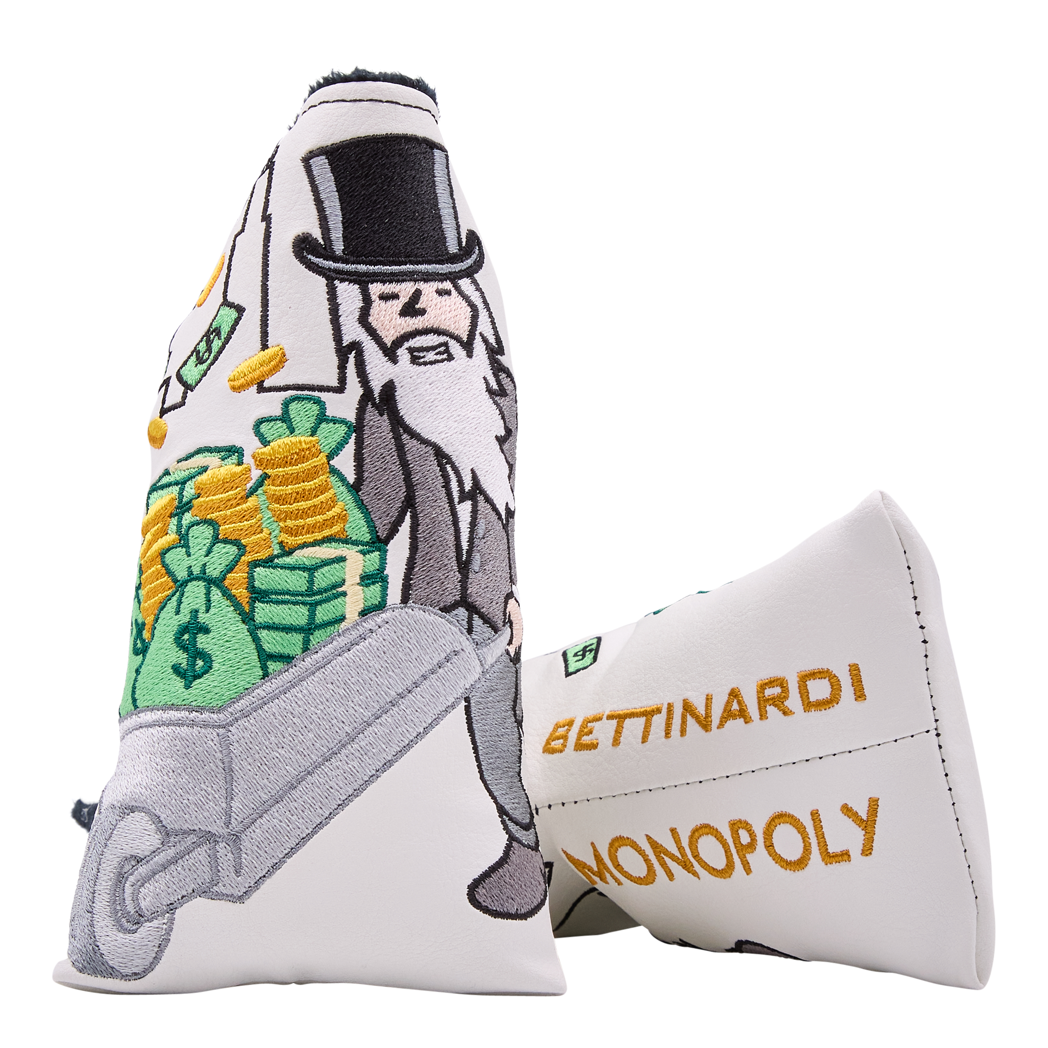 Bettinardi x Monopoly Wheelbarrow Wizard Blade Putter Headcover