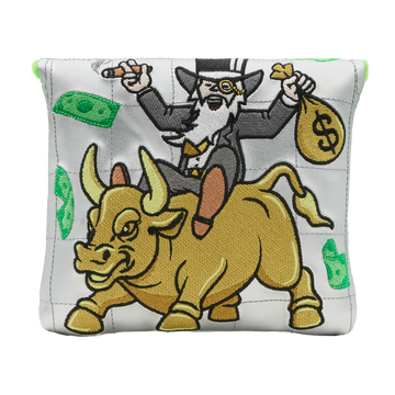 Bettinardi Limited Run Wall Street Bull Market Wizard Mallet Putter Headcover