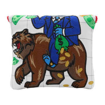 Bettinardi Limited Run Wall Street Bear Market Fat Cat Center Shafted Mallet Putter Headcover